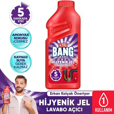 CILLIT BANG Turbo Hygienic Drain Gel Sink Opener | 500ml