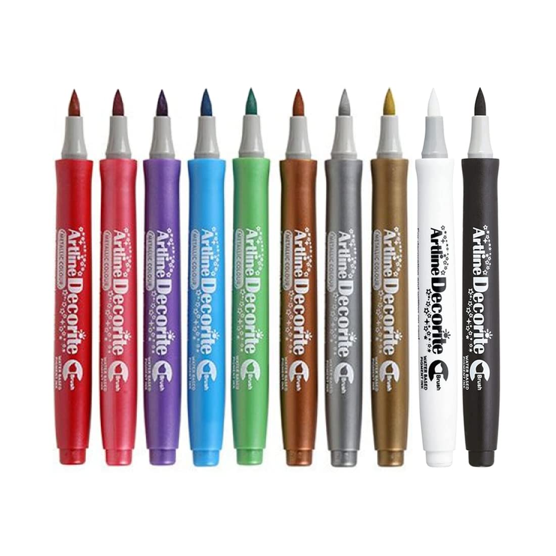 Artline Decorite Water Based Brush Mettalic Marker