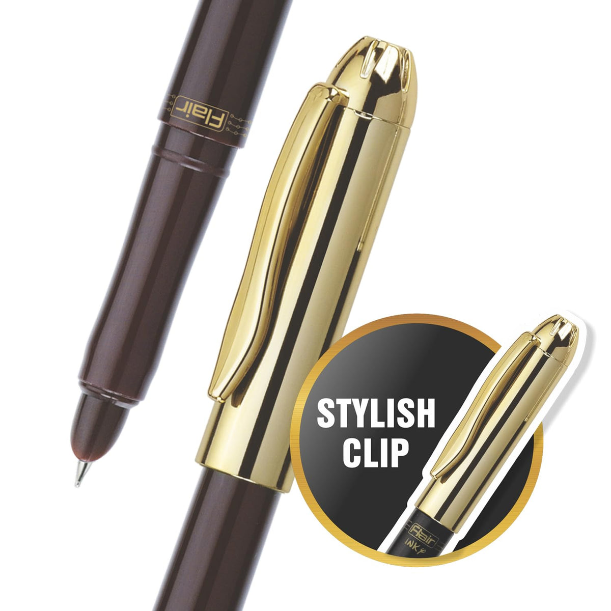 Flair Inky Series 336 Liquid Ink Fountain Pen - Blue Ink