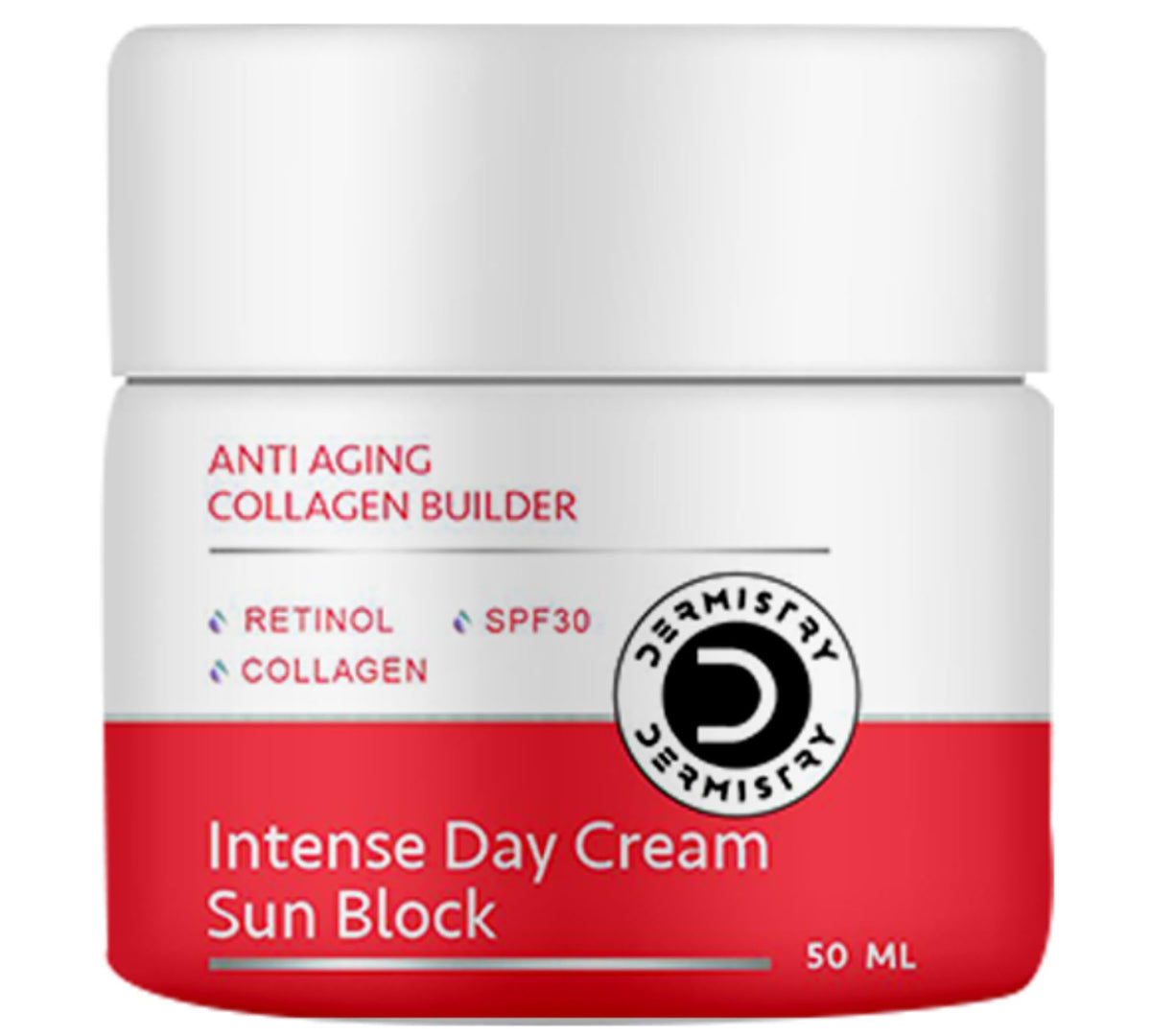 Dermistry Anti Aging Moisturizer SPF 30 Day Cream I Collagen Builder Retinol Repairs Fine Lines Wrinkles I Skin Moisturizing Firming Intense Nourishing I Men Women I 50ml