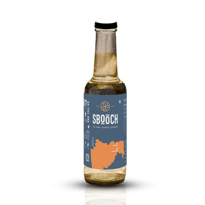 SBOOCH - Indian Sparkling Kombucha Tea | Koshimbir Flavor |275ml Pack of 6| Gut-Friendly Beverage | Antioxidant-Rich Zero Preservatives| Alcohol-Free Fermented Tea | Vegan & Gluten-Free