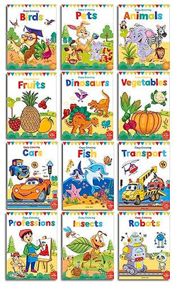 Coloring Books Box Set: Pack of 12 Copy Color Books For Children