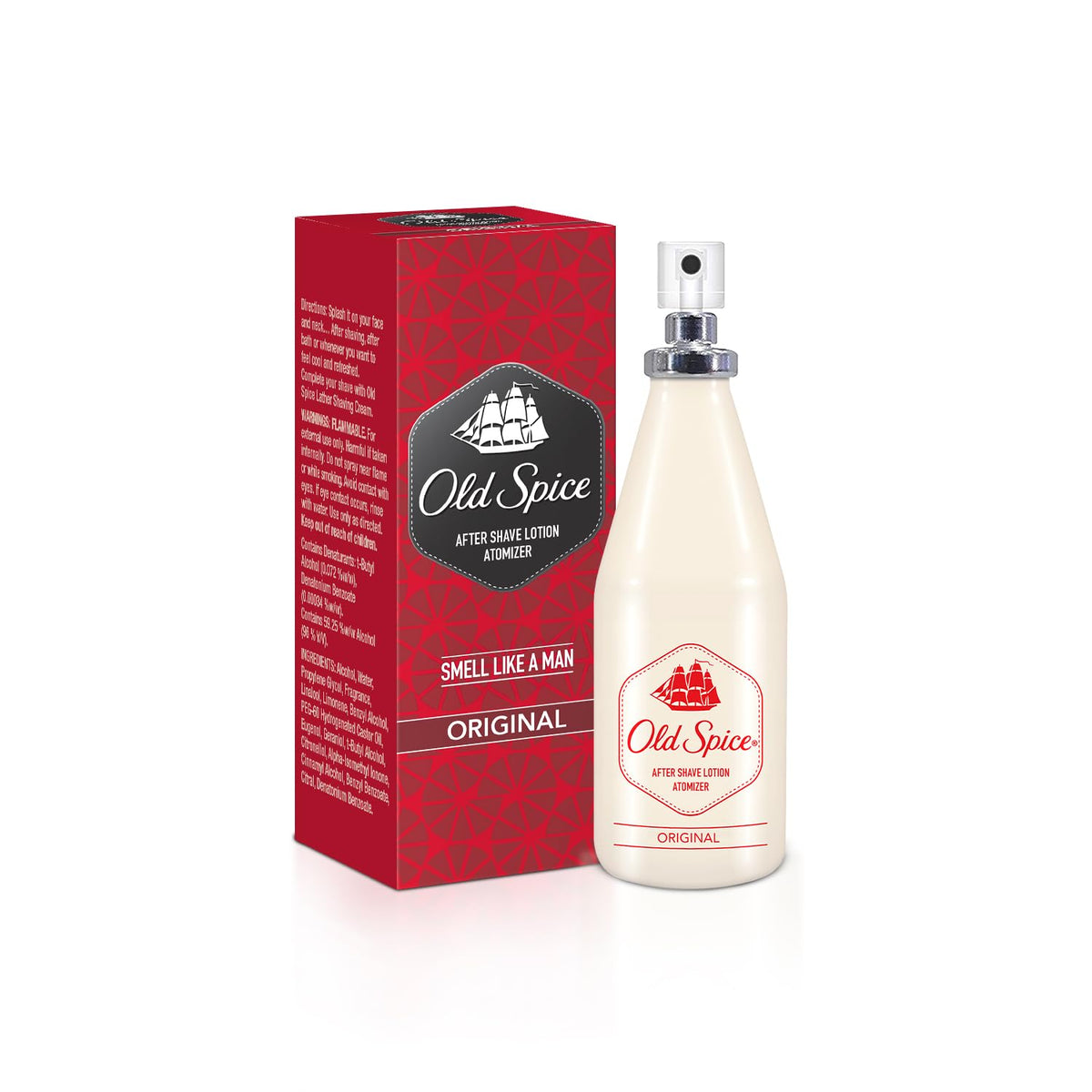 5x Old Spice ASL Atmoised After Shave Lotion Original - Cool, Aromatic and Fresh, 150ml each - Pack of 5