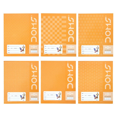 Doms Brown Cover Notebook - Medium Square 12Mm