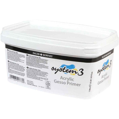 Daler Rowney System3 Acrylic Colour Medium Gesso Primer