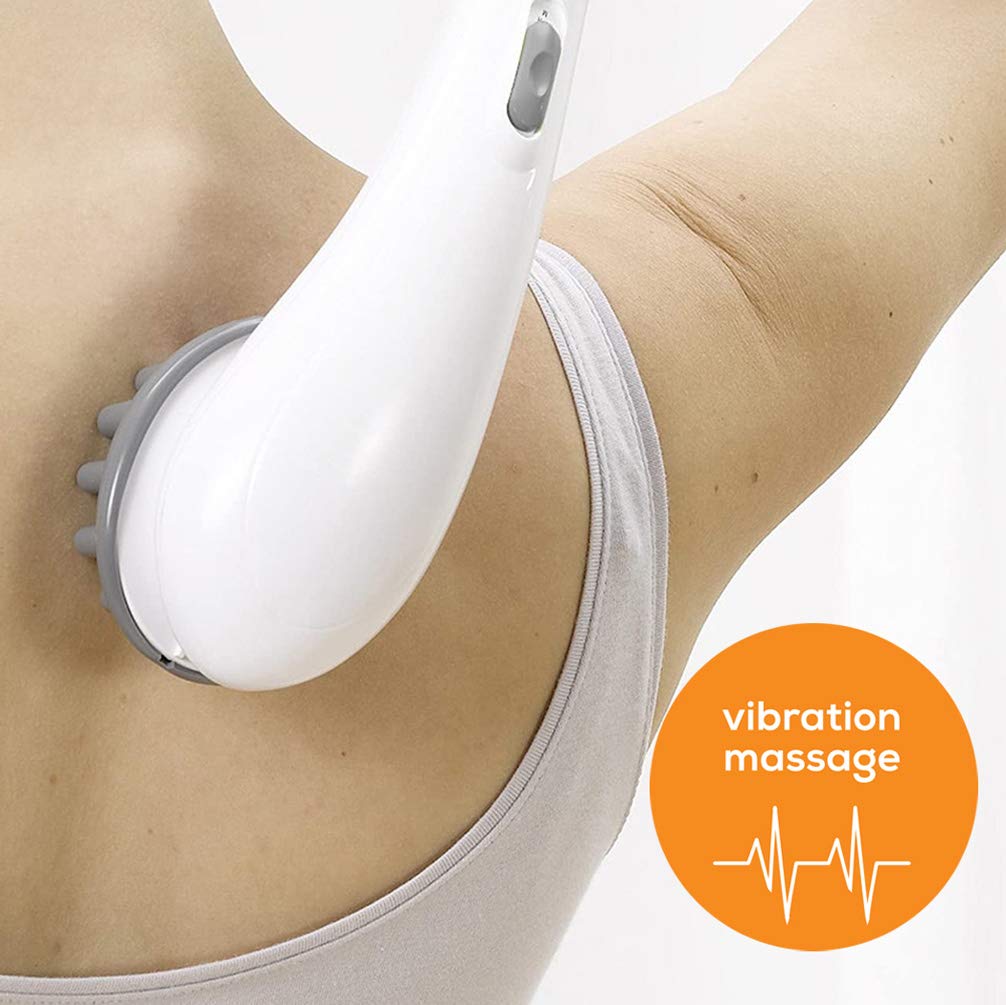 Beurer MG 21 Infrared Massager, White (648.11), Corded Electric for Pain Relief