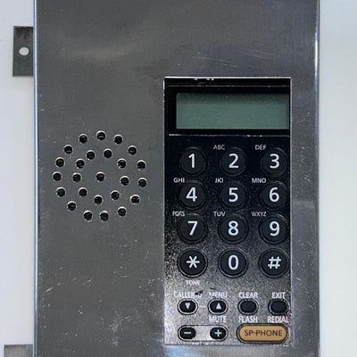 Dee Vee Lift Phone | with Speaker in Steeliness Steel Frame Easy-to-Use Keypad Enhanced Sound Quality Black