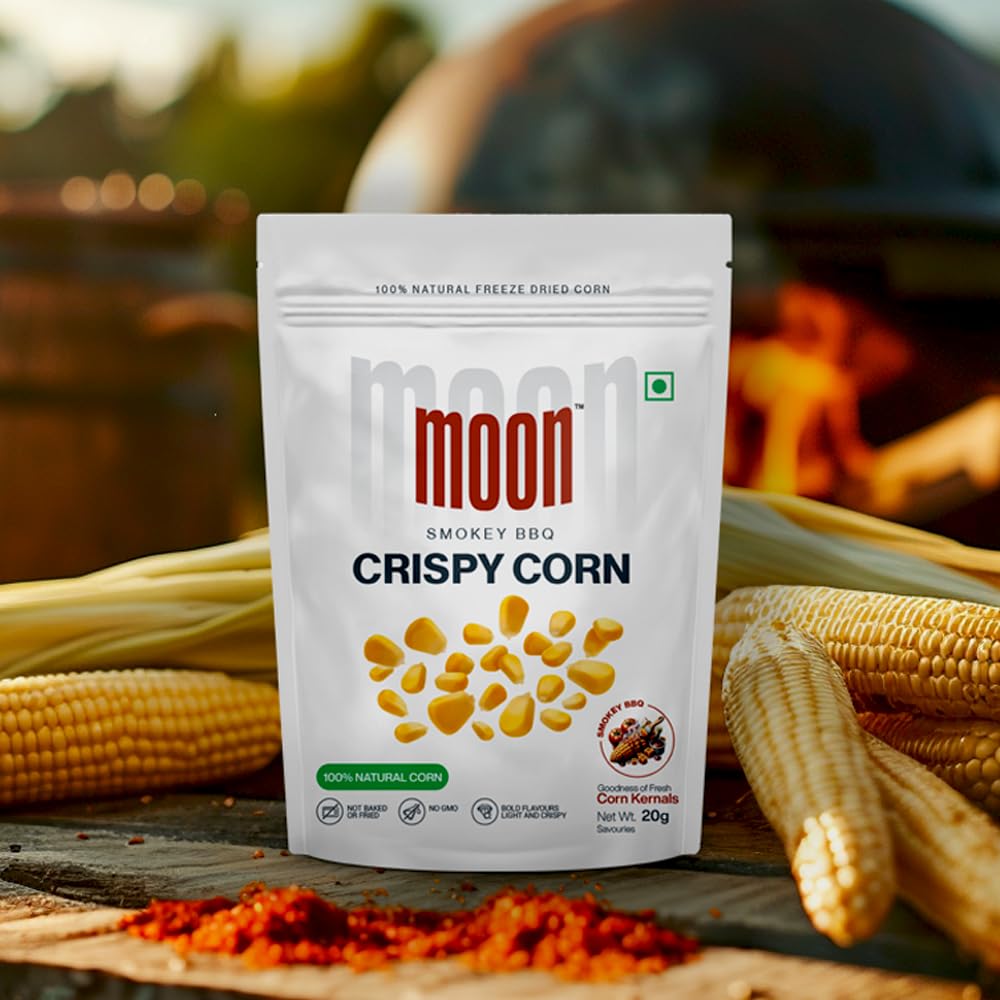 Moon Smokey BBQ Crispy Corn Pack of 03 60g (20g X 3)