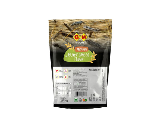 GM Foods Black Wheat Flour 1 kg (Pack Of 3)