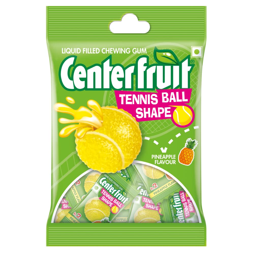 Center Fruit, Tennis Ball Shape, MT Pouch, 67.2 G, 16 Pcs