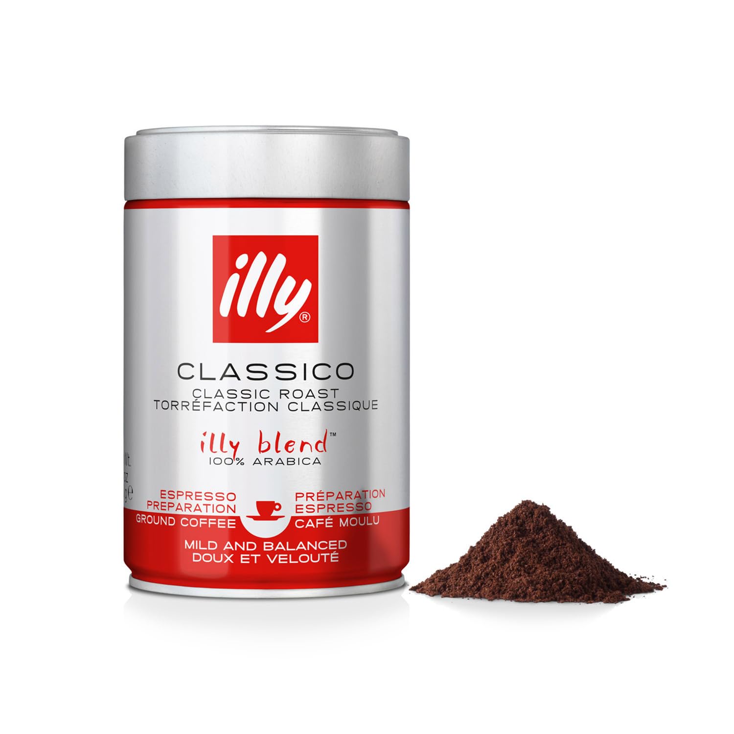 Illy Espresso Medium Roast Ground Coffee - 250g