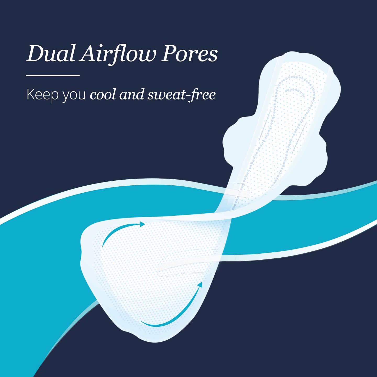 Carmesi Air Feel Night Sanitary Pads | 8 XXXL+ Extra-Long Pads With Wide Back | All-Night Stain Protection | No Leaks | Super-Absorbent Core | Airy, Sweat-Free | Soft & Ultra-Thin | Non-Toxic