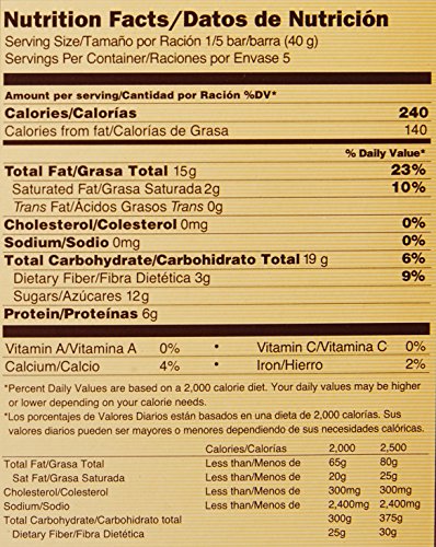 El Almendro Round Crunchy Almond Chocolate, Caramel Turron, 200G
