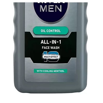 Nivea Men Oil Control Face Wash - For 12hr Oil Control With 10x Vitamin C Effect - 150 ml
