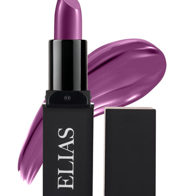 ELIAS Long Wear Long Lasting Enriched Keeps Lips Moisturised High Pigmentation Lipstick (Plum Violet)