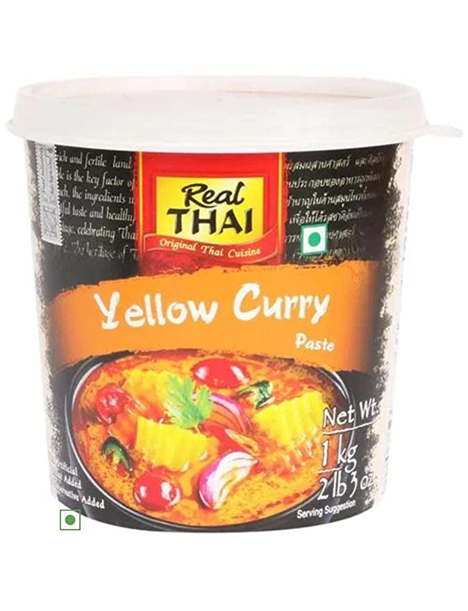 Real THAI Original Thai Cuisine Yellow Curry Paste -1Kg