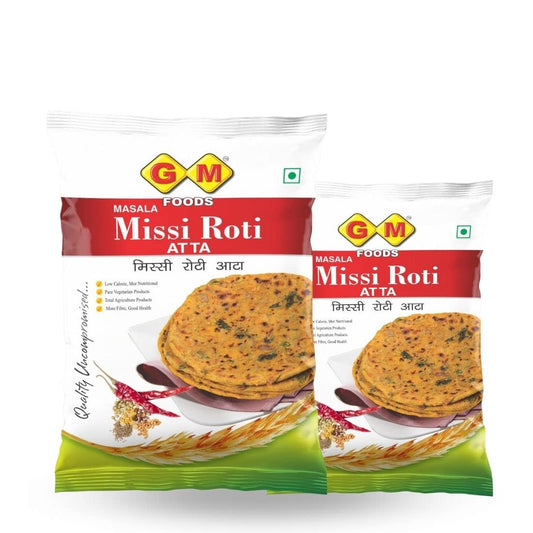 GM Food Masala Missi Roti Atta 500g (Pack of 2)