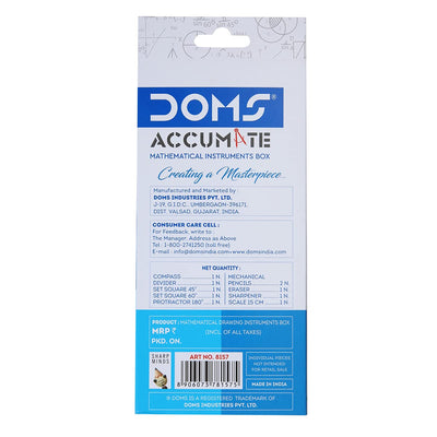 Doms Accumate Mathematical Drawing Instrument Geometry Box