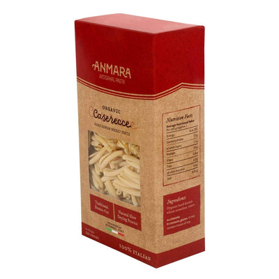 Anmara Artisanal Pasta, Organic Caserecce, Hard Durum Wheat, 500 g
