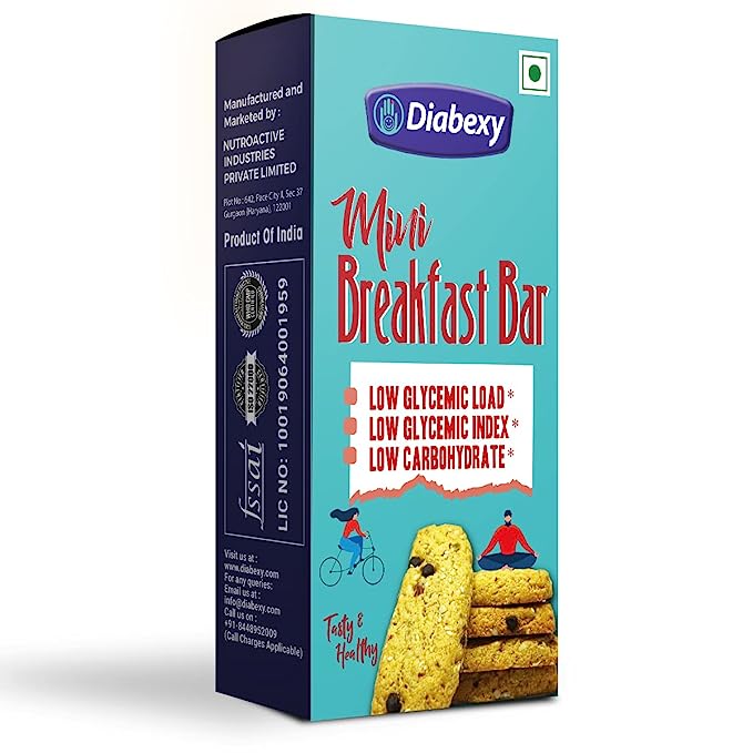 Diabexy Mini Breakfast Bar 100 gm