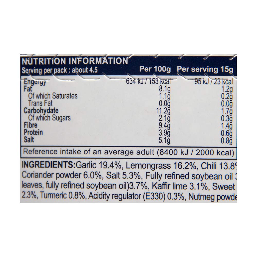 4x Blue Elephant Green Curry Paste 70g each - Pack of 4