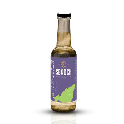 SBOOCH - Indian Sparkling Kombucha Tea | Naga Pepper Flavor |275ml Pack of 6| Gut-Friendly Beverage | Antioxidant-Rich Zero Preservatives | Alcohol-Free Fermented Tea | Vegan & Gluten-Free