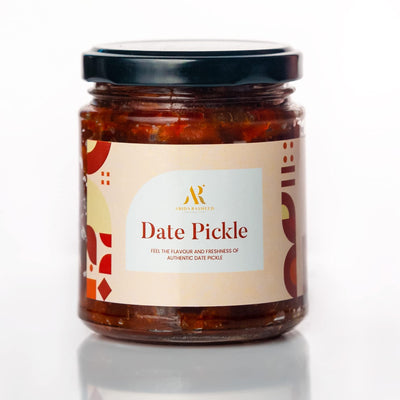 Abida Rasheed Home-Made Date Pickle | No Added Artificial Preservatives | Special Malabari Pickle by AR Foods (PACK OF 1)