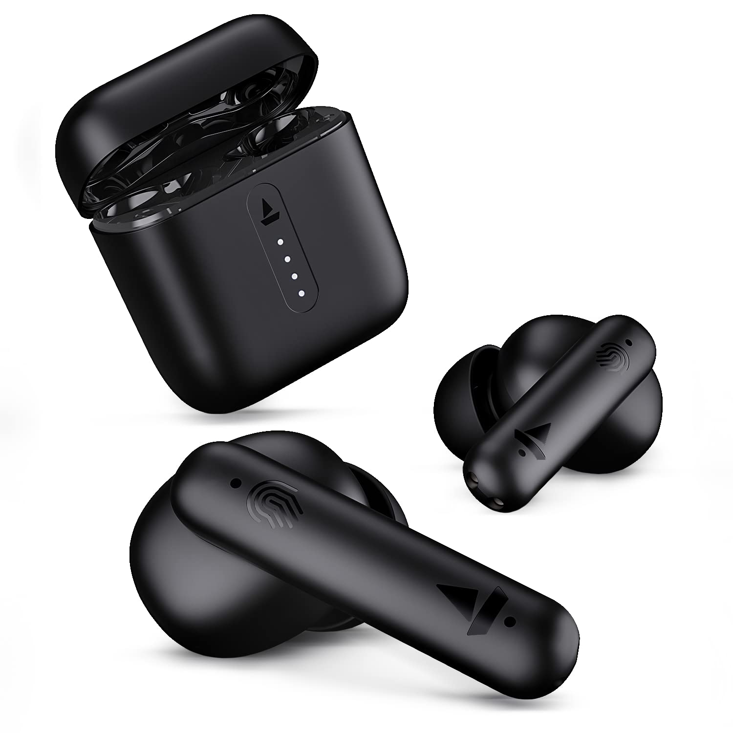 boAt Airdopes 141 Bluetooth Truly Wireless in Ear Headphones  (Bold Black)
