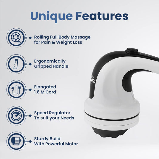 Dr Physio Electric Full Body Massager, White
