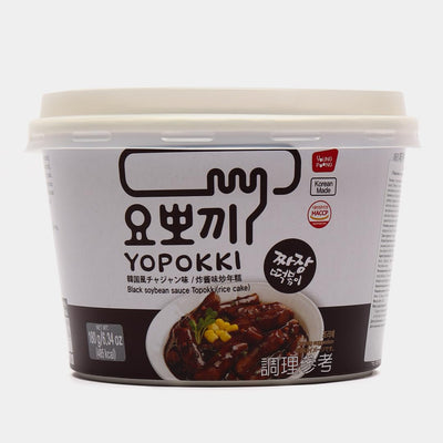 Yopokki Jjajang Topokki Rice Cake Noodles - 180g