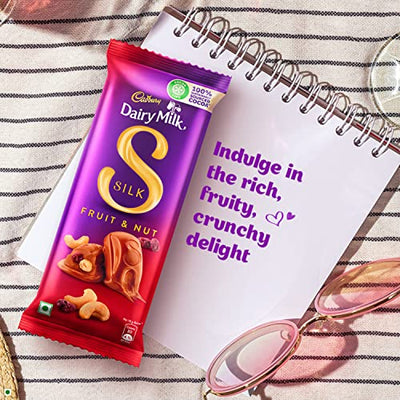 Cadbury Dairy Milk Silk Fruit and Nut Chocolate Bar, 137 g (Pack of 3)
