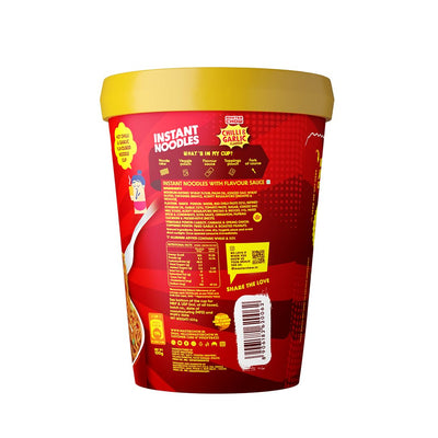 25x Masterchow Chilli Garlic Instant Cup Noodles - 100g - Pack of 25