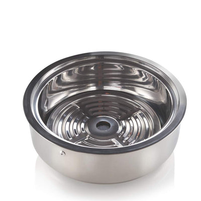 Borosil Stainless Steel Insulated Roti Server, 2.5 litres, Silver