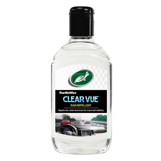 2x Turtle Wax ClearVue Rain Repellent - Car Glass Cleaner - 300ml - Pack of 2