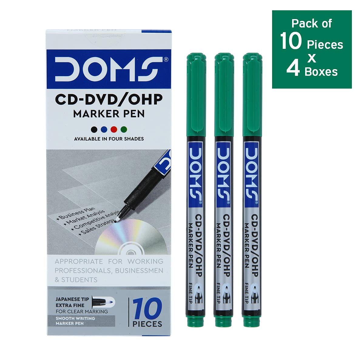 Doms 12 Shades Super Soft Color Pencils Flat Tin Box - IMAGE ISSUE