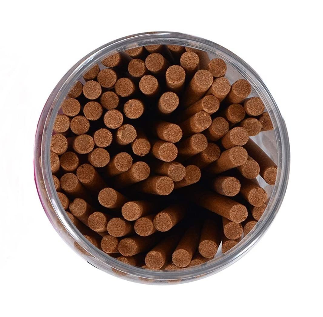 Betala Fragrance Loban Flavour Dhoop Sticks for Pooja, Pack of 200 Gm Dhup Batti with Holder, Agarbatti, Incense Stick, Sandal, Cones, Cup, Sambrani (200 Gm, LOBAN)