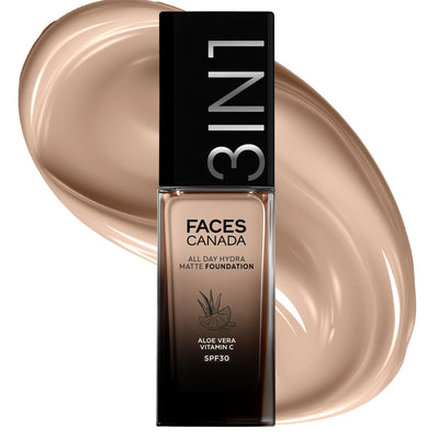Faces Canada All Day Hydra Matte Foundation-Warm Natural 021
