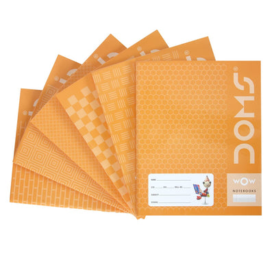 Doms Brown Cover Notebook - Double Line