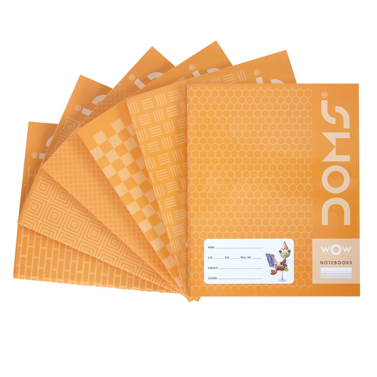Doms Brown Cover Notebook - Double Line