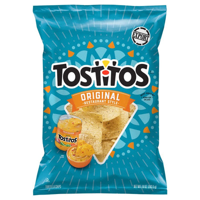 Frito Lay Tostitos Original Restaurant Style Tortilla Chips, 10 oz ℮ 283.5 g