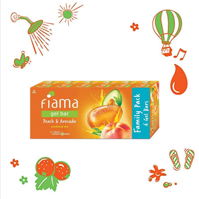Fiama Peach & Avocado Gel Bar