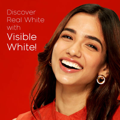 Colgate Visible White Toothpaste, Teeth Whitening Starts in 1 week, Safe on Enamel, Stain Removal Tooth Paste and Minty Flavour for Fresh Breath (200g + 40g, Combo Pack)