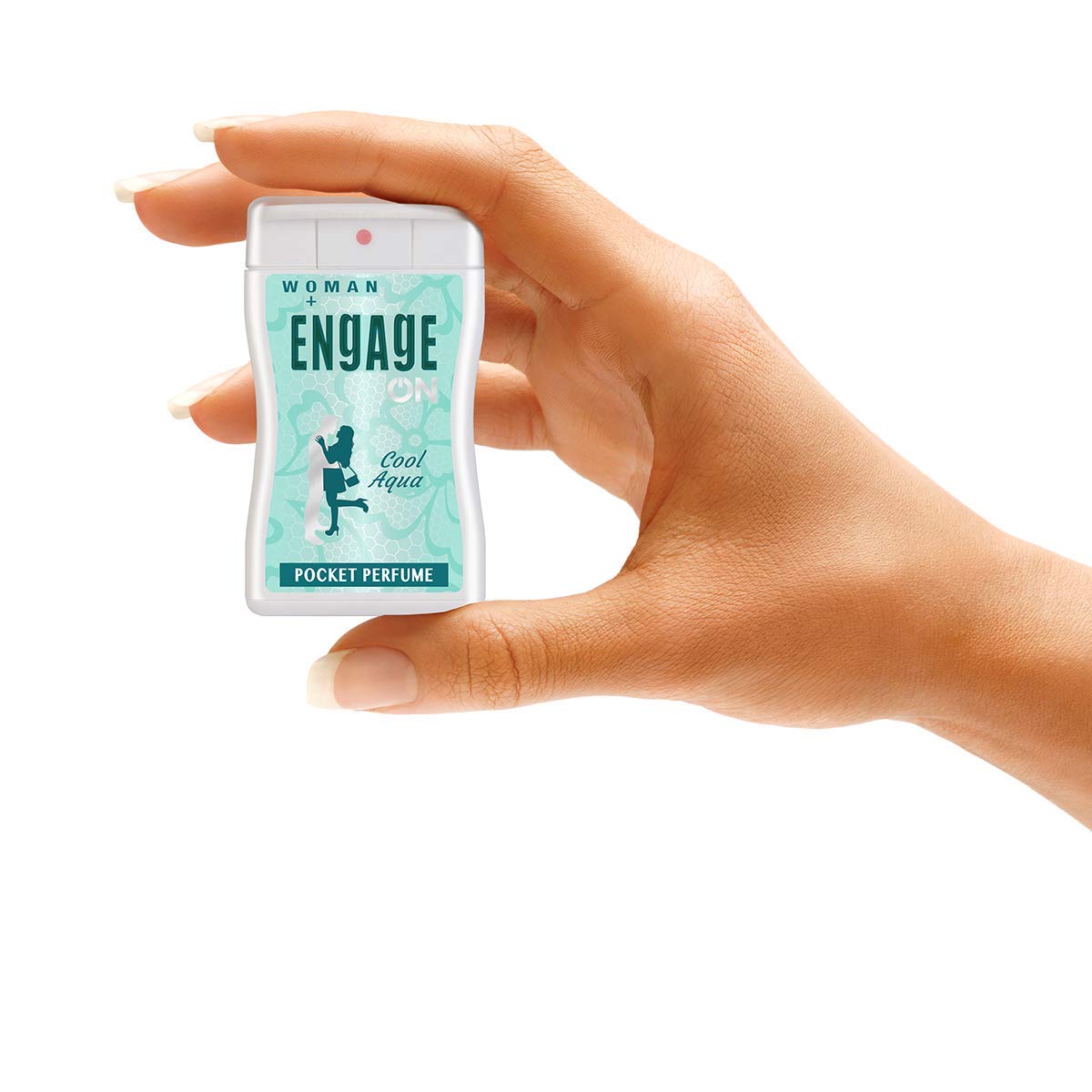 Engage ON Cool Aqua Pocket Perfume For Women, Floral & Lavender Fragrance Scent, Skin Friendly,17/ 18ml