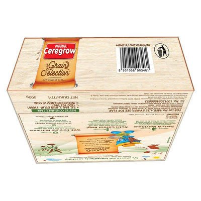 CEREGROW Nestle Grain Selection - Ragi Mixed Fruit & Ghee, Cereals For Kids - Bag-In-Box Pack, 300G