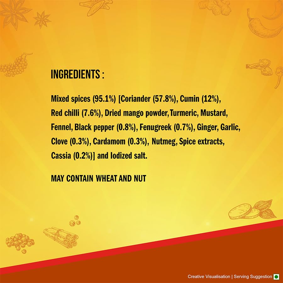 Aashirvaad Sabji Masala, 100g