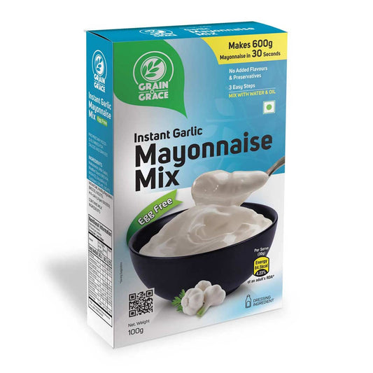 Grain n Grace Instant Garlic Mayonnaise Mix 100G