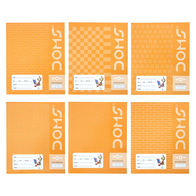 Doms Brown Cover Notebook - Medium Square 12Mm