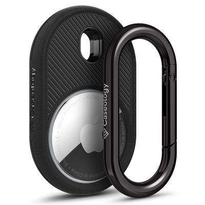CASEOLOGY by Spigen Vault Cover Case Compatible with Airtag - Matte Black