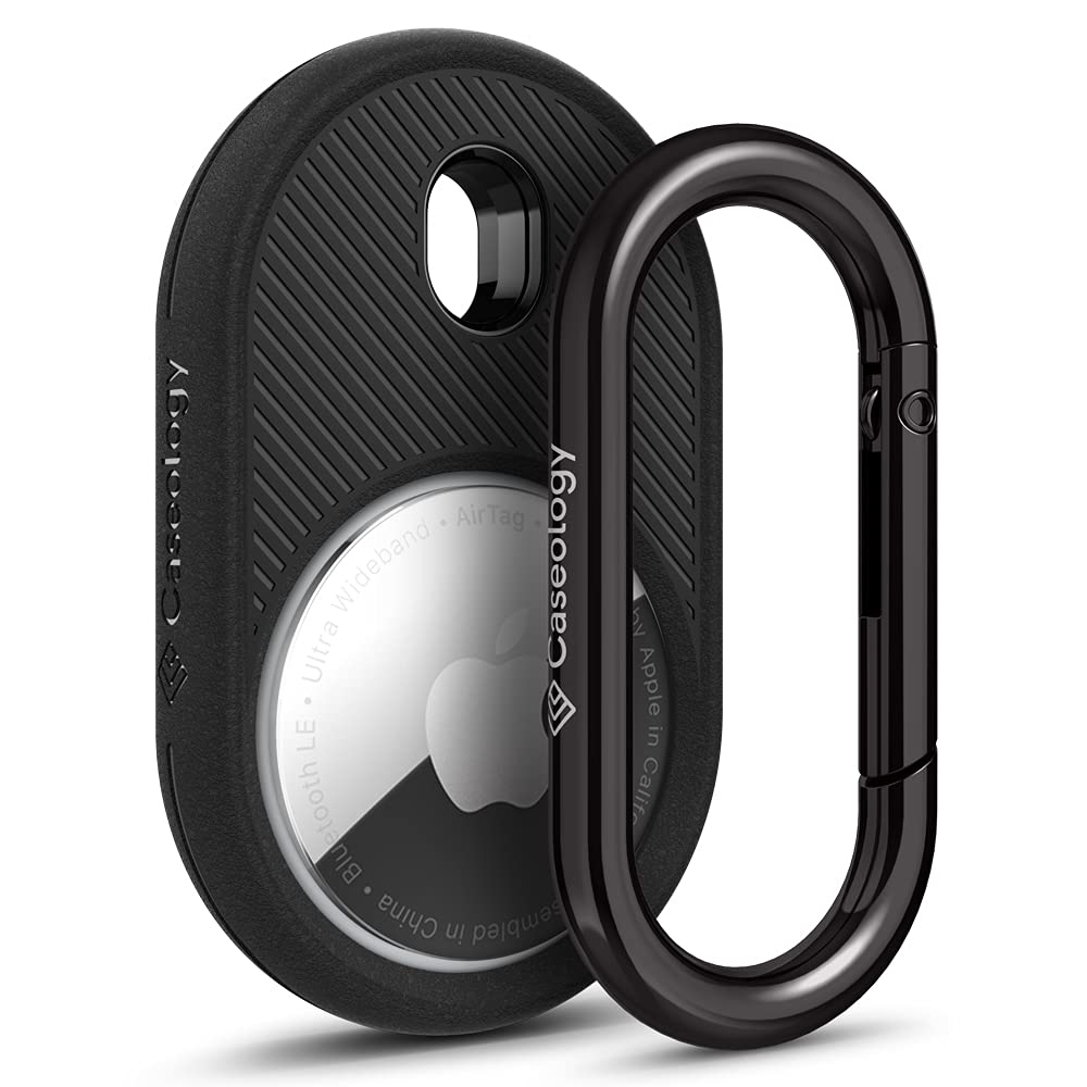 CASEOLOGY by Spigen Vault Cover Case Compatible with Airtag - Matte Black