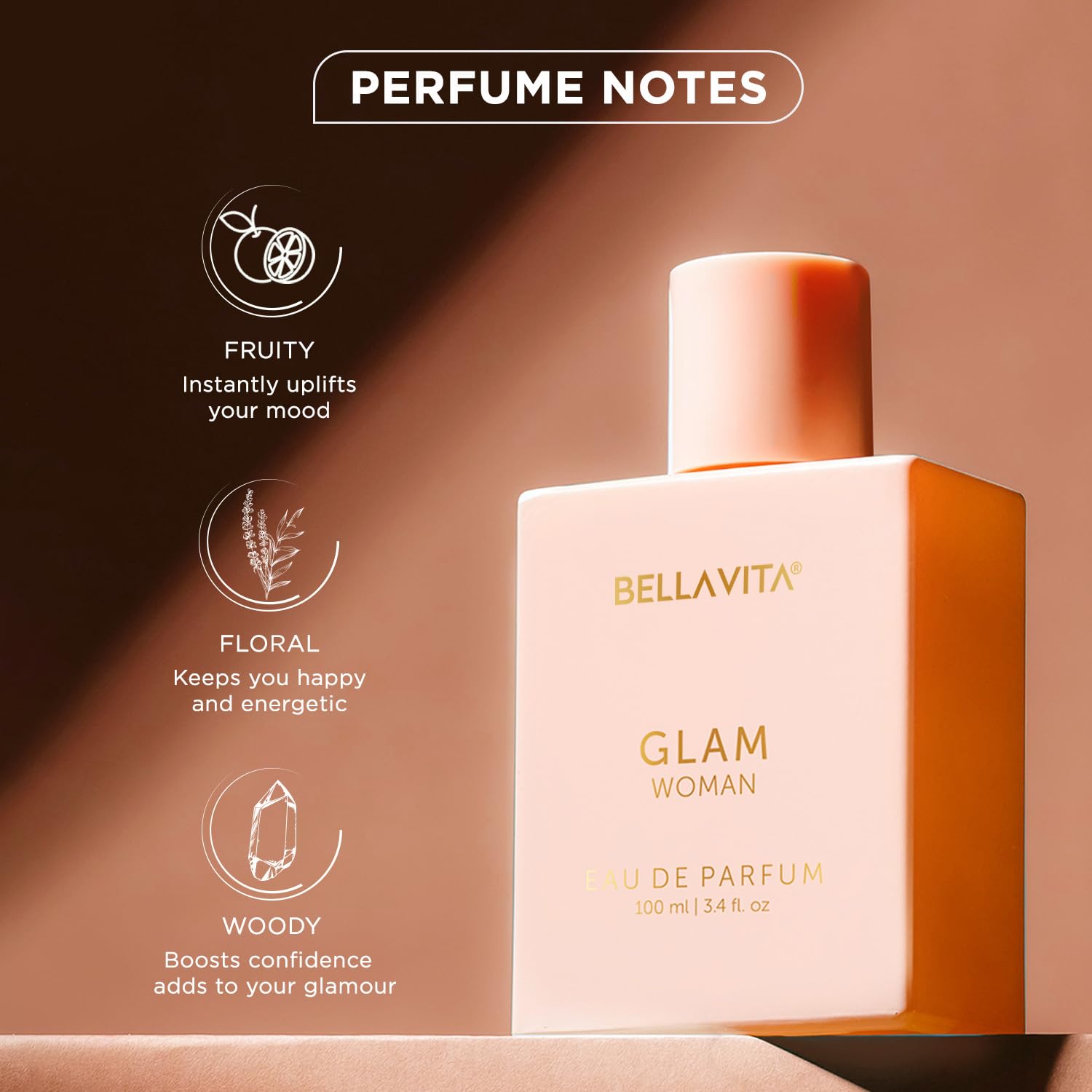 Bella Vita Luxury Men & Women Skai Edc & Glam Edp Liquid Perfume Combo, Pack Of 2 Premium Long Lasting Fragrance Aquatic Scents & , 100 Ml Each
